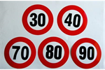 Naljepnica ograničenje brzine  70