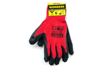 Rukavice radne LAT-SG-200-crna/crvena vel.10
