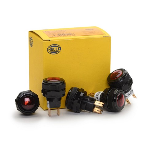 Žarulja HELLA 12V-  1,2W kontrolna crvena 17,5mm