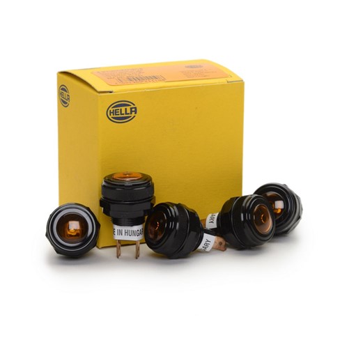 Žarulja HELLA 12V-  1,2W kontrolna žuta 17,5mm