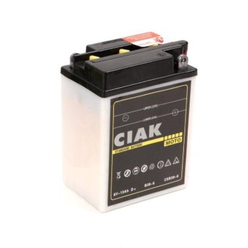 Akumulator Moto Ciak Starter   6V- 13 Ah D+ B38-6 118x82x160/90