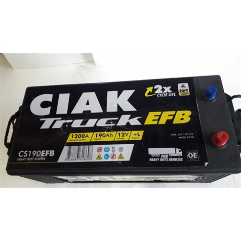 Akumulator CIAK TRUCK EFB 12V-190 Ah