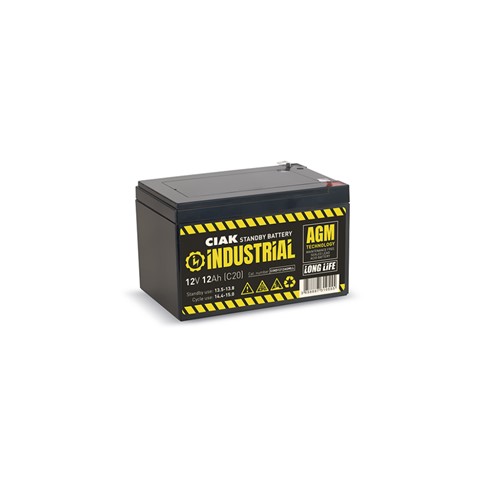 Hermetik baterija CIAK INDUSTRIAL 12V-12Ah long life 151x98x95/101