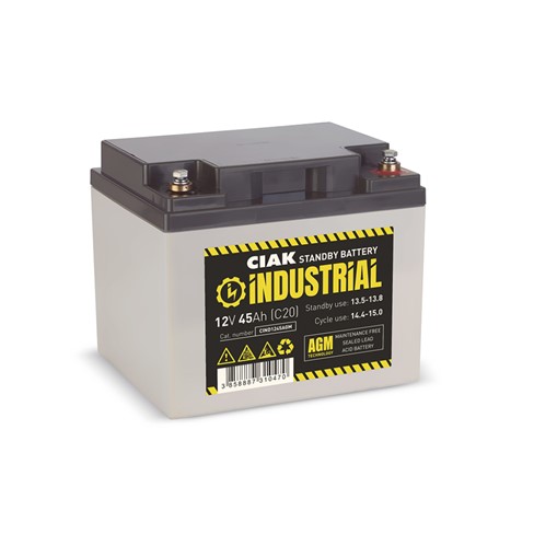 Hermetik baterija CIAK INDUSTRIAL 12V-45Ah T6 CIA