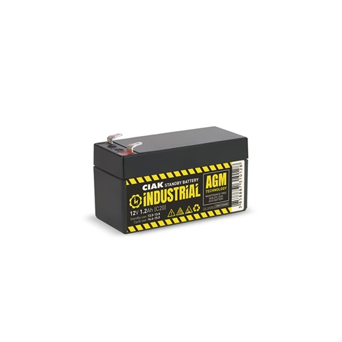 Hermetik baterija CIAK INDUSTRIAL 12V- 1,2Ah  97x43x52/58