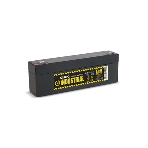 Hermetik baterija CIAK INDUSTRIAL 12V- 2,3Ah  178x35x60/66