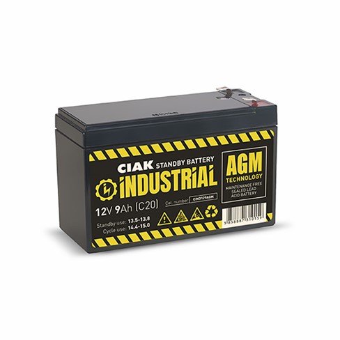 Hermetik baterija CIAK INDUSTRIAL 12V- 9Ah 151x65x93,5/99