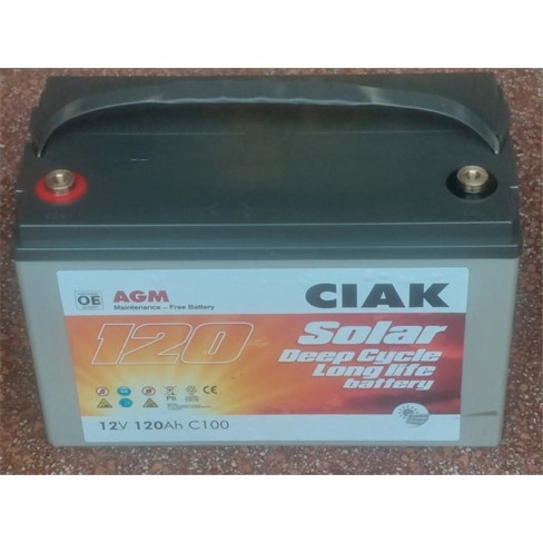 Akumulator CIAK SOLAR 120 GEL 330X173X220