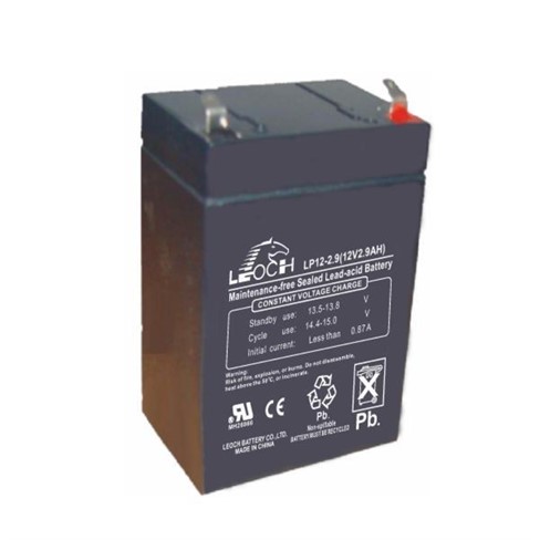 Hermetik baterija LEOCH 12V-  2,9Ah T1 terminal 79x56x99/105