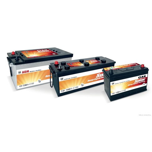 Akumulator CIAK SOLAR 120 12V -120 Ah 304x175x210