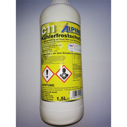 Antifriz Alpine G11 1,5/1 Žuti koncentrat