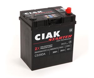Akumulator CIAK Starter 12V- 35 Ah D+ Asia 187x127x227