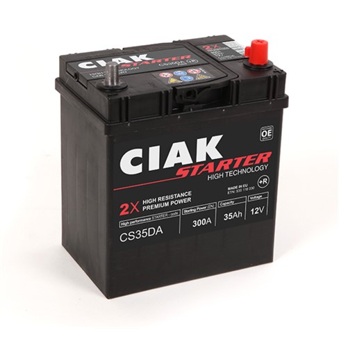 Akumulator CIAK Starter 12V- 35 Ah D+ Asia 187x127x227