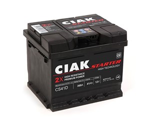 Akumulator CIAK Starter 12V- 41 Ah D+ 207x175x175 / CS41D