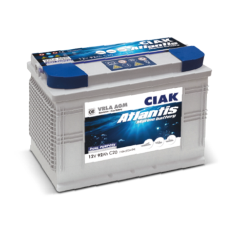 Akumulator CIAK ATLANTIS 12V  92Ah Marine battery  Start/Service