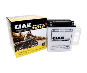 Akumulator Moto Ciak 12V-12 Ah  YB12A-B L+