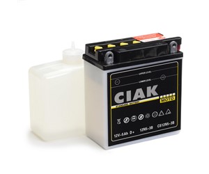 Akumulator Moto Ciak Starter  12V- 5 Ah D 12N5-3B 120x62x130/60