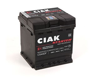 Akumulator CIAK Starter 12V- 44 Ah D+ Fiat 175x175x190 / CS44DP