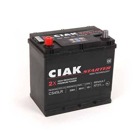 Akumulator CIAK Starter 12V- 45 Ah L + Renault 219x135x225 / CS45LR