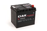 Akumulator CIAK Starter 12V- 60 Ah D+ Asia 232x173x225
