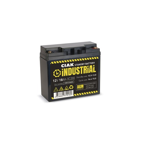 Hermetik baterija CIAK INDUSTRIAL 12V-18Ah  181,5x77x167,5/167,5