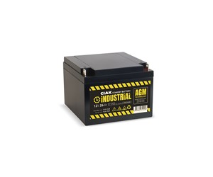 Hermetik baterija CIAK INDUSTRIAL 12V-26Ah 166x175x125