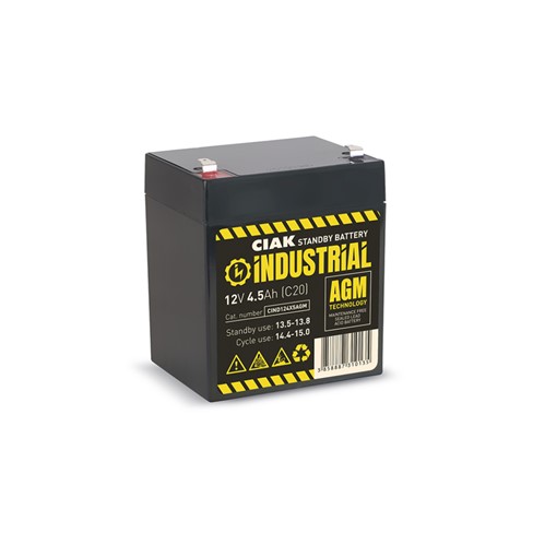 Hermetik baterija CIAK INDUSTRIAL 12V- 4,5Ah 90x70x101/107