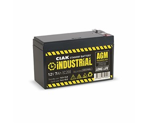 Hermetik baterija CIAK INDUSTRIAL 12V- 7Ah Long Life 151x65x94/100