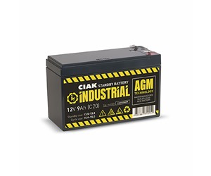 Hermetik baterija CIAK INDUSTRIAL 12V- 9Ah 151x65x93,5/99