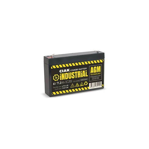 Hermetik baterija CIAK INDUSTRIAL  6V- 7,2Ah 151x34x94/100