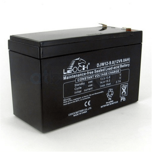 Hermetik baterija LEOCH 12V-  9Ah T2 long life terminal 151x65x99