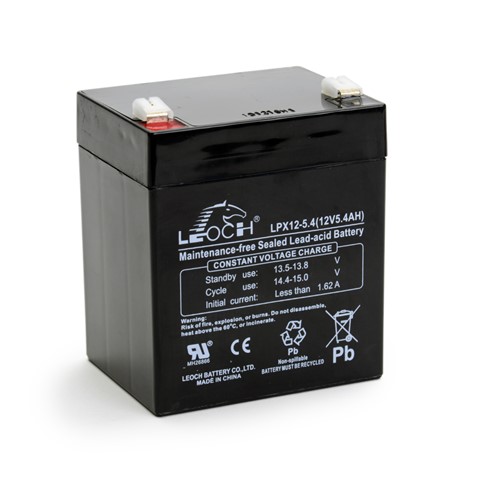 Hermetik baterija LEOCH 12V-  5,4Ah T2 terminal (UPS)high rate 90x70x101/107