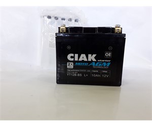 Akumulator Moto Ciak 12V-12 Ah  YT12B-BS  L+